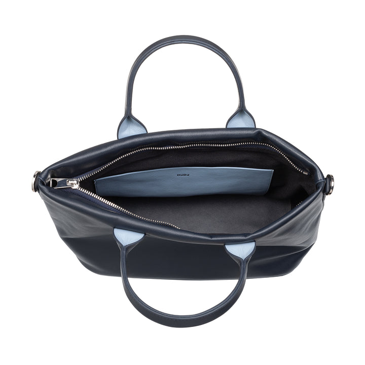 DUDU Borsa Donna a Mano in Pelle con Tracolla, Borsa Media Piccola a Spalla con Cerniera e Tracolla Staccabile, Borsetta Elegante Colorata