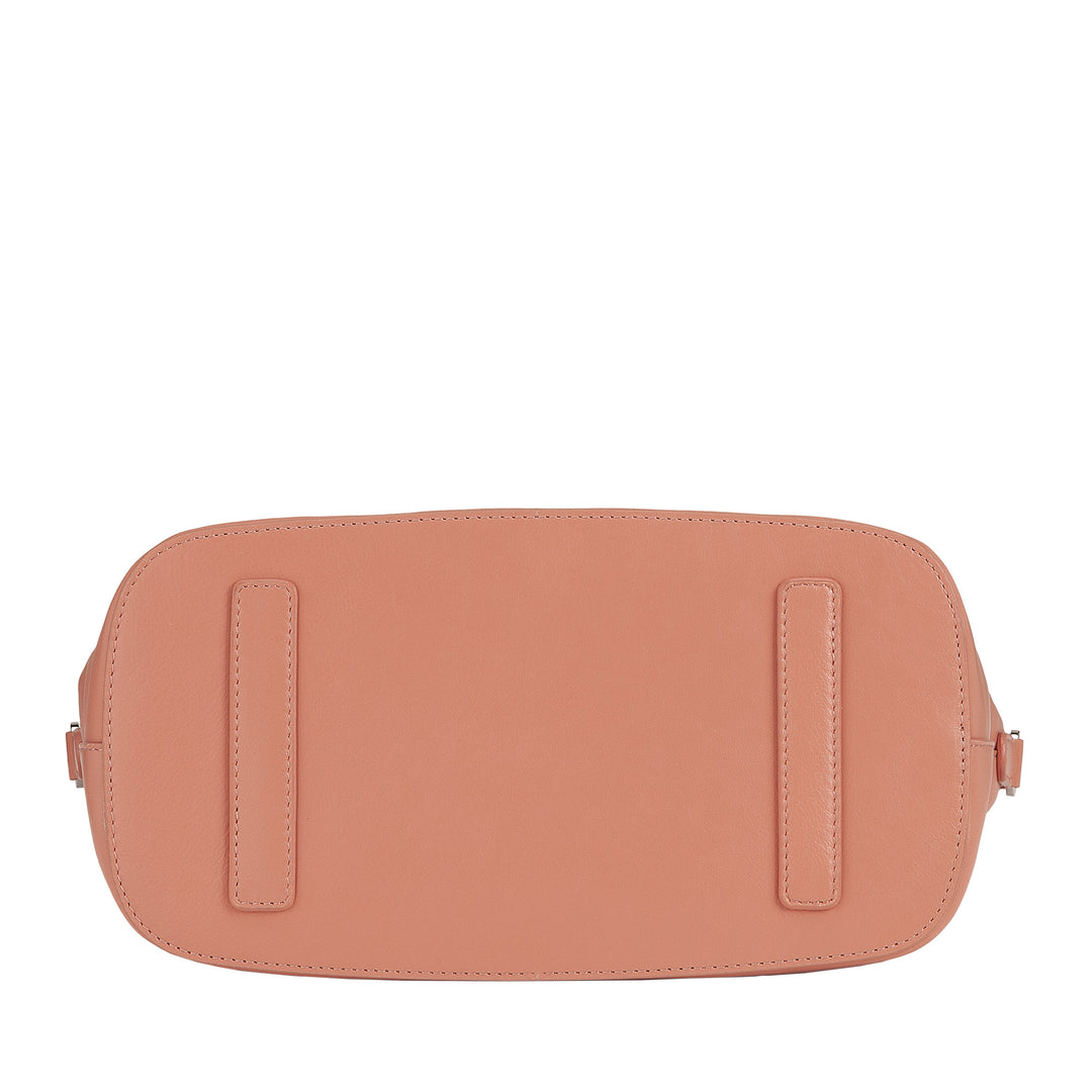 DUDU Borsa Donna a Mano in Pelle con Tracolla, Borsa Media Piccola a Spalla con Cerniera e Tracolla Staccabile, Borsetta Elegante Colorata