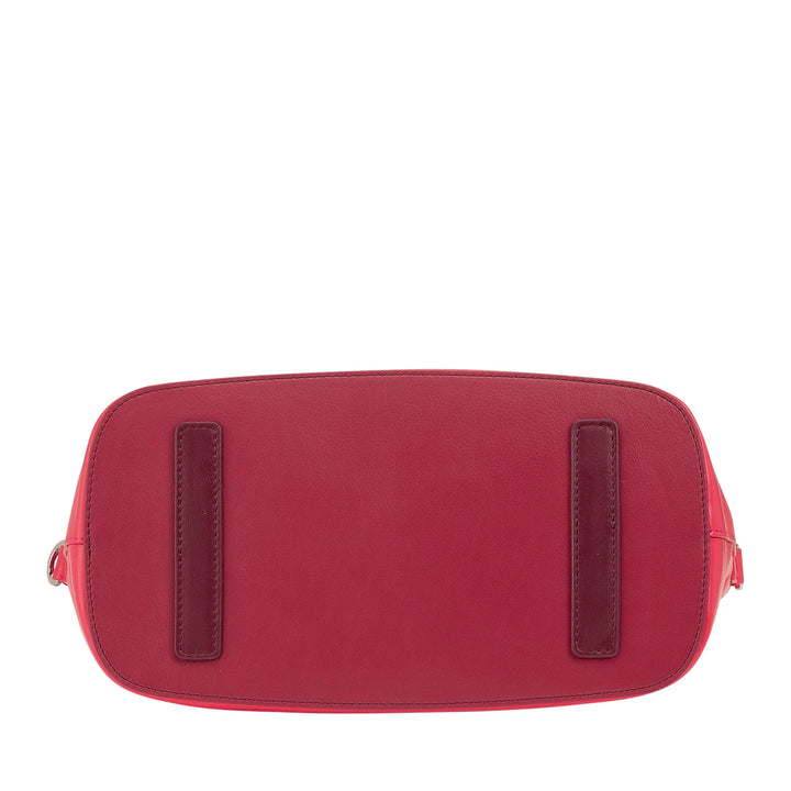 DUDU Borsa Donna a Mano in Pelle con Tracolla, Borsa Media Piccola a Spalla con Cerniera e Tracolla Staccabile, Borsetta Elegante Colorata