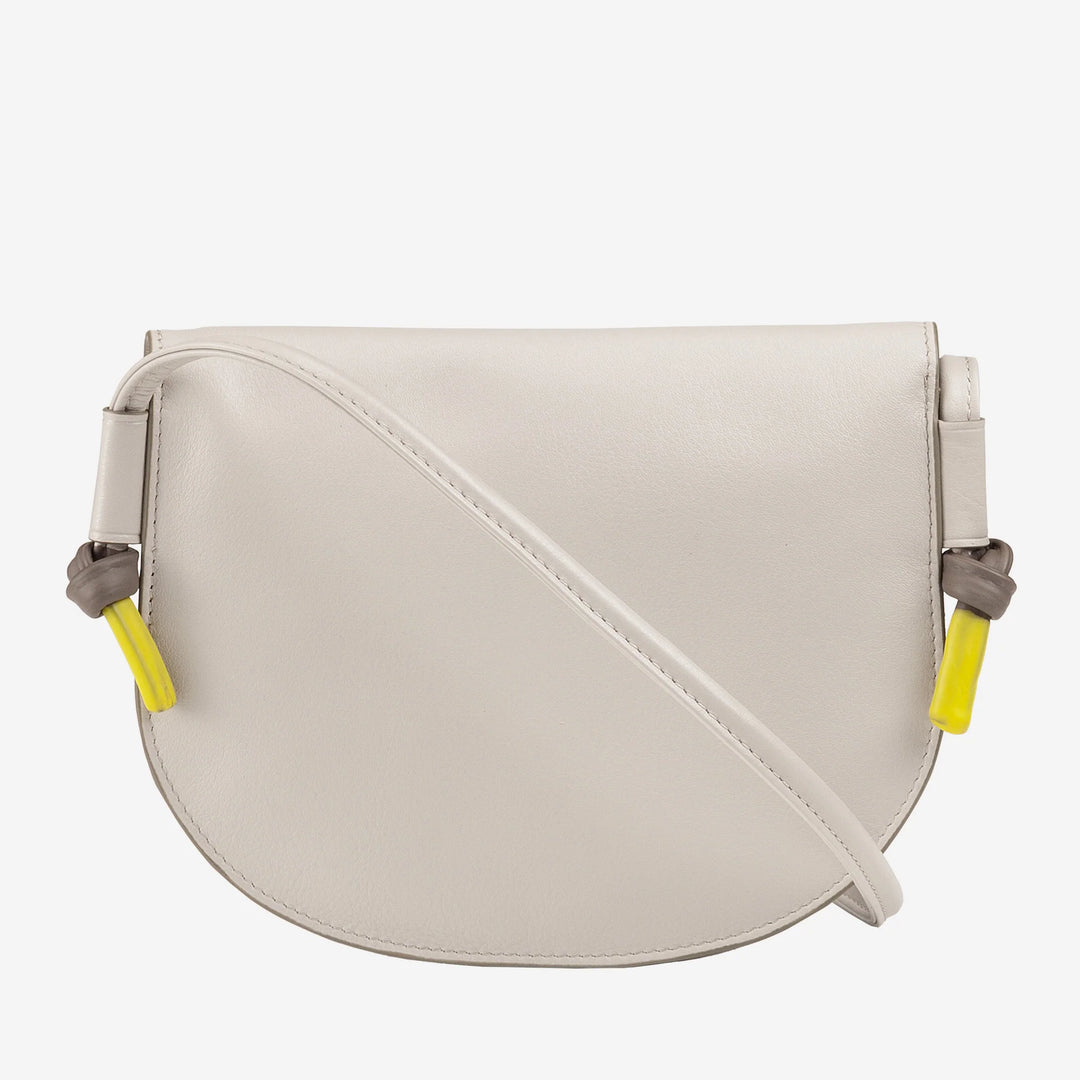 DUDU Borsa a Tracolla Donna Piccola in Pelle, Borsetta Design Sottile Compatta con Chiusura a Bottone, Tracolla Regolabile