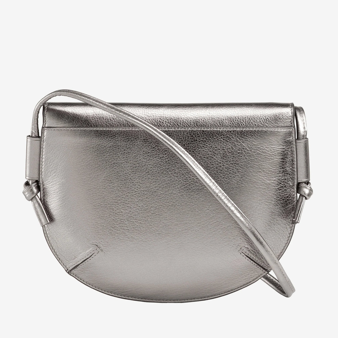 DUDU Borsa Donna a Tracolla con Patta in Vera Pelle, Piccola Borsetta a Spalla con Pattina a Bottone Magnetico, Borsa
