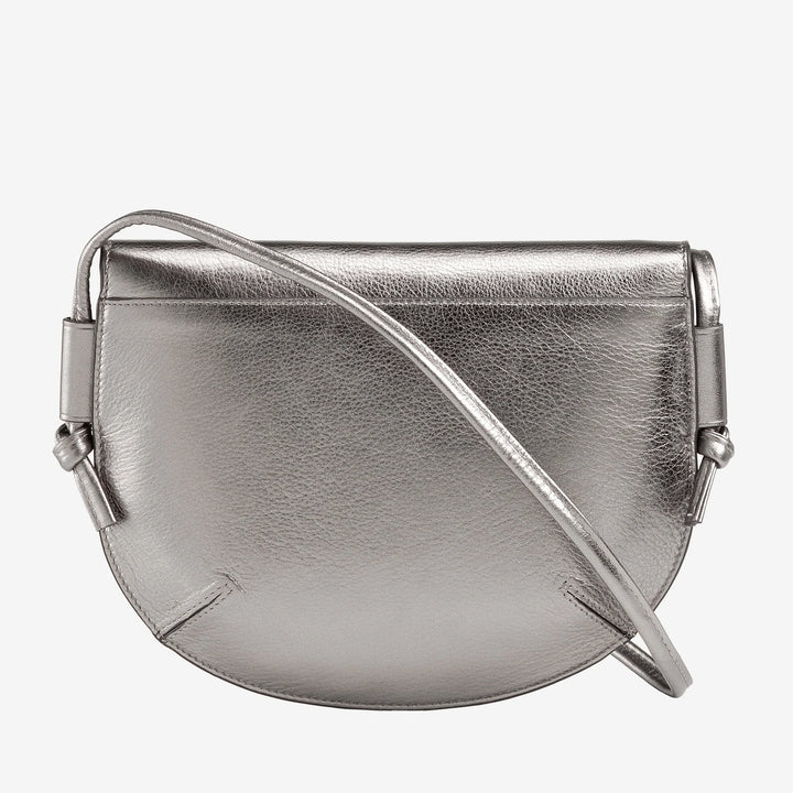 DUDU Borsa Donna a Tracolla con Patta in Vera Pelle, Piccola Borsetta a Spalla con Pattina a Bottone Magnetico, Borsa