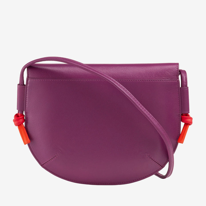 DUDU Borsa Donna a Tracolla con Patta in Vera Pelle, Piccola Borsetta a Spalla con Pattina a Bottone Magnetico, Borsa