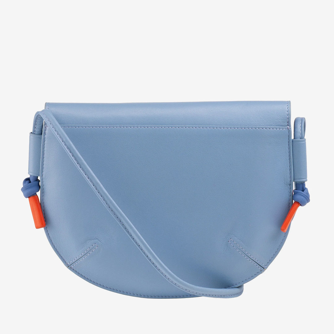 DUDU Borsa Donna a Tracolla con Patta in Vera Pelle, Piccola Borsetta a Spalla con Pattina a Bottone Magnetico, Borsa