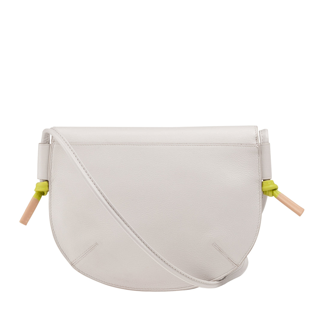 DUDU Borsa Donna a Tracolla con Patta in Vera Pelle, Piccola Borsetta a Spalla con Pattina a Bottone Magnetico, Borsa