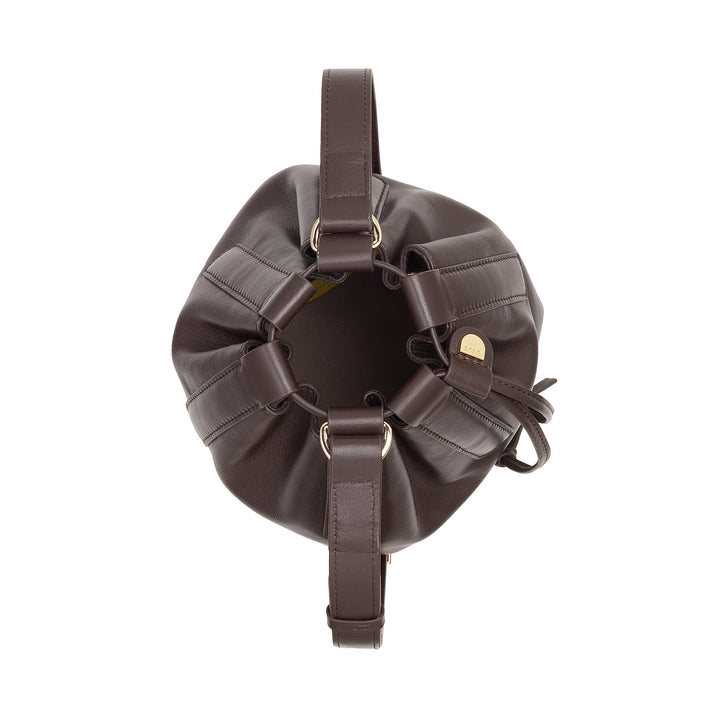 DUDU Borsa a Secchiello Donna in Pelle Grande con Tracolla Regolabile e Chiusura a Coulisse – Borsa Elegante, Spaziosa e Pratica per Uso Quotidiano e Occasioni Speciali