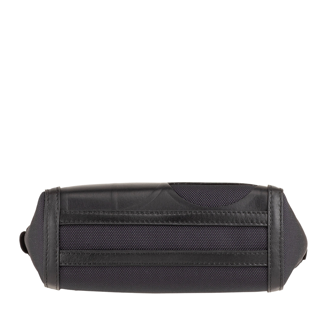 DUDU Borsa Tote Donna Pelle e Tessuto – Borsa a Mano, Borsa a Tracolla con Design Geometrico, Shopping Elegante e Versatile per Uso Quotidiano