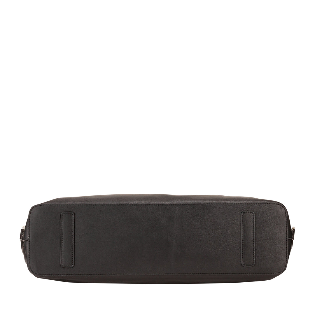 DUDU Borsa Donna Grande Morbida in Pelle, Borsa a Tracolla Capiente con Cinghia Staccabile, Borsa a Mano con Due Manici e Chiusura Zip