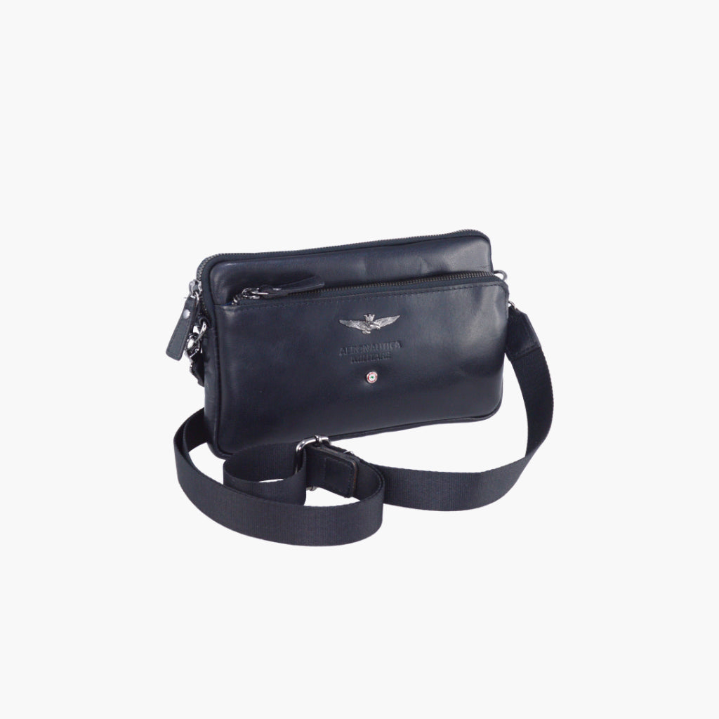Aeronautica Militare Pochette uomo in pelle linea Vintage AM356-MO