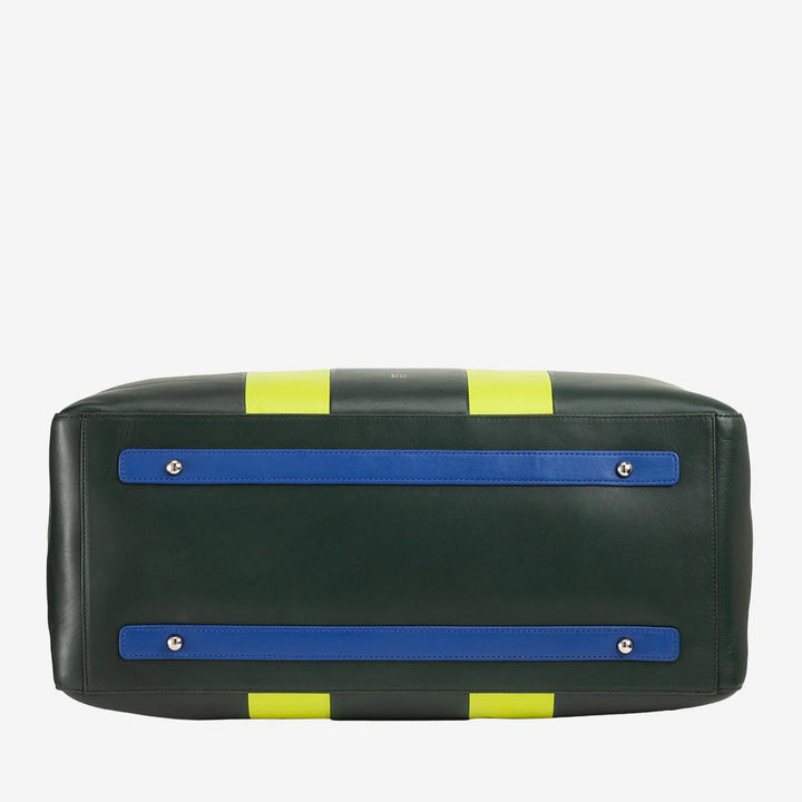 DUDU Borsone da Viaggio in Pelle a Tracolla, Borsa per Weekend Palestra da Uomo Donna 32L Grande, Weekender Travel Bag da 49cm