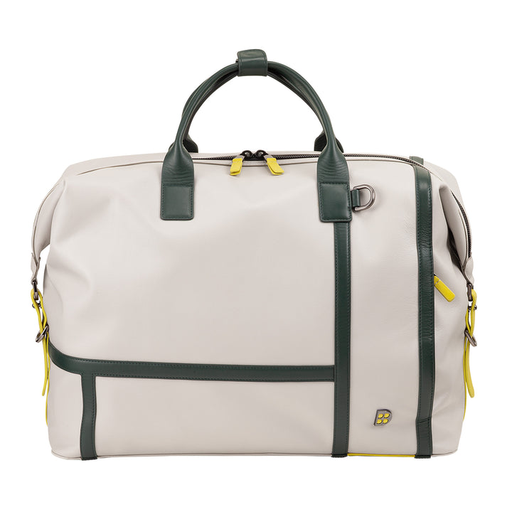 DUDU Borsone in Pelle per Tennis Palestra, 28 Litri, Edizione Limitata, Tracolla Staccabile, Chiusura a Cerniera, Weekender per Viaggi, Borsa Sportiva Pelle
