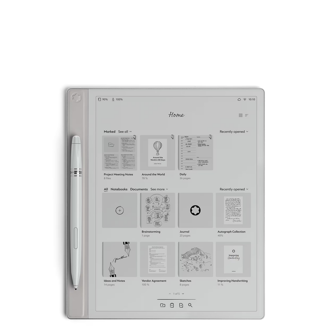 Montblanc Digital Paper argento 135012