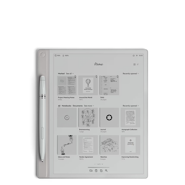 Montblanc Digital Paper argento 135012