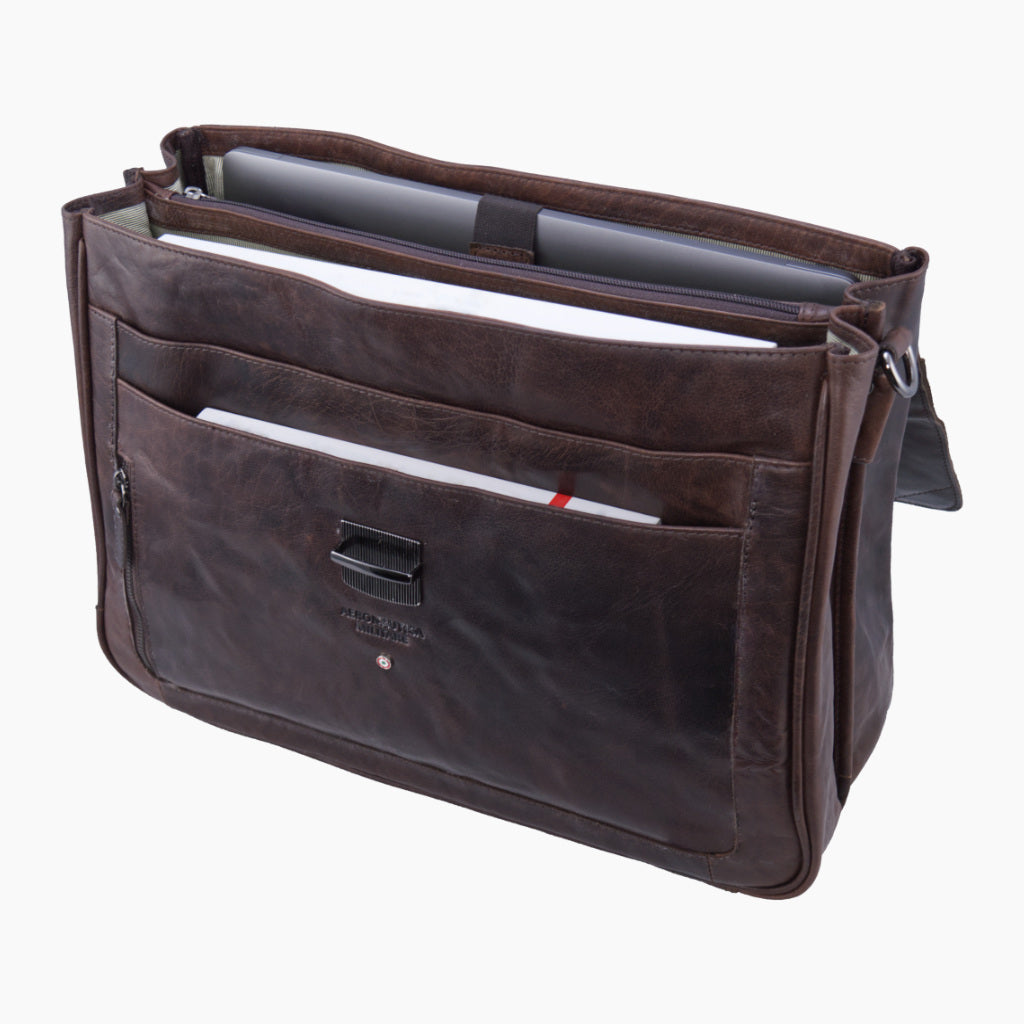 Aeronautica Militare Cartella professionale porta pc Vintage AM304-MO