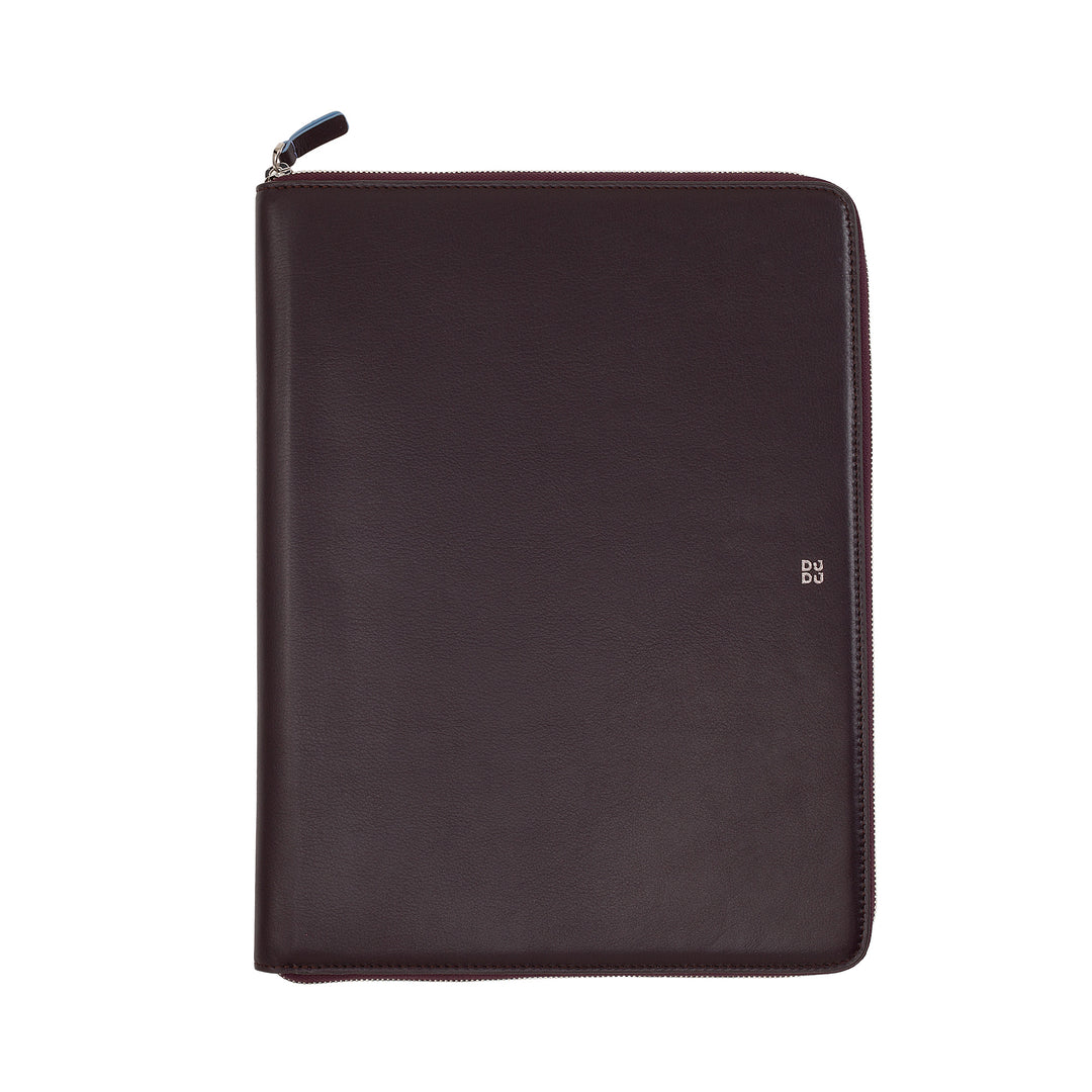 DUDU A4 cuir Document dossier bureau presse-papiers multicolore iPad tablette dossier avec fermeture éclair