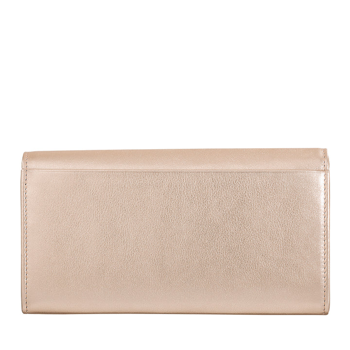 DUDU Portafoglio Donna Grande in Pelle Colorata, Portafoglio Continental, Tasche Porta Carte di Credito, Portamonete con Cerniera