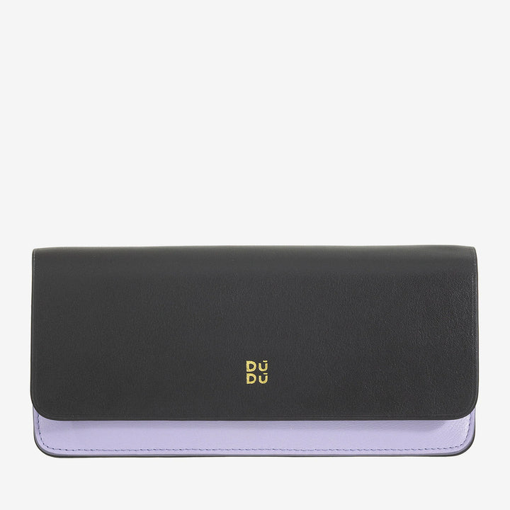 DUDU Custodia Porta Occhiali da Vista e Occhiali da Sole in Vera Pelle Morbida con Chiusura Magnetica, Astuccio Portaocchiali Colorato