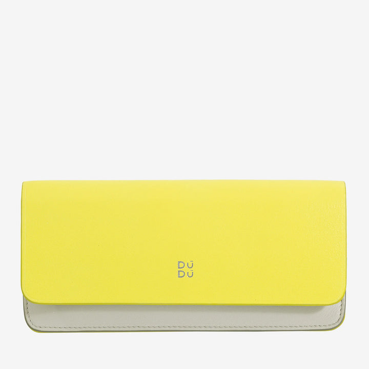 DUDU Custodia Porta Occhiali da Vista e Occhiali da Sole in Vera Pelle Morbida con Chiusura Magnetica, Astuccio Portaocchiali Colorato