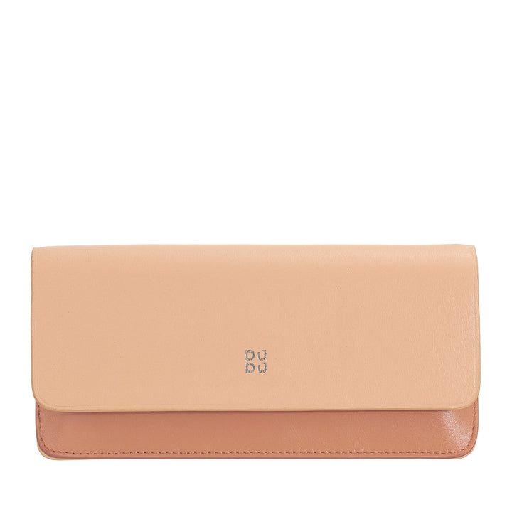 DUDU Custodia Porta Occhiali da Vista e Occhiali da Sole in Vera Pelle Morbida con Chiusura Magnetica, Astuccio Portaocchiali Colorato