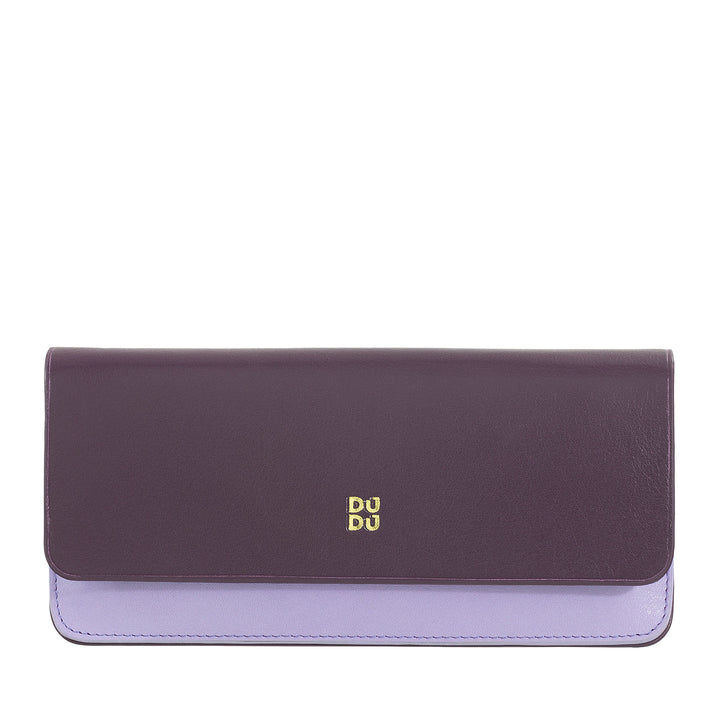 DUDU Custodia Porta Occhiali da Vista e Occhiali da Sole in Vera Pelle Morbida con Chiusura Magnetica, Astuccio Portaocchiali Colorato