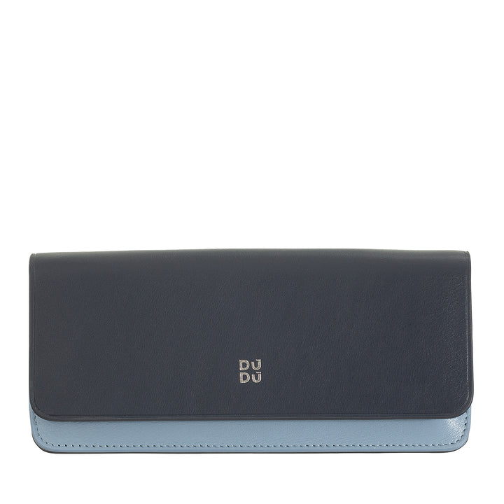 DUDU Custodia Porta Occhiali da Vista e Occhiali da Sole in Vera Pelle Morbida con Chiusura Magnetica, Astuccio Portaocchiali Colorato