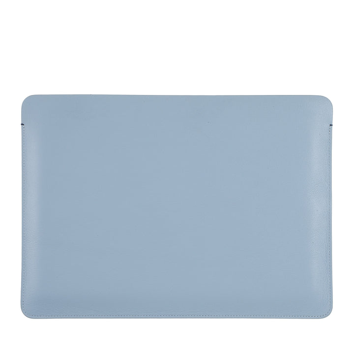 DUDU 13 Zoll PC-Hülle aus weichem Leder, bunte Schutzhülle für Laptop, Notebook, MacBook 13 Zoll, zweifarbig, schlankes Design