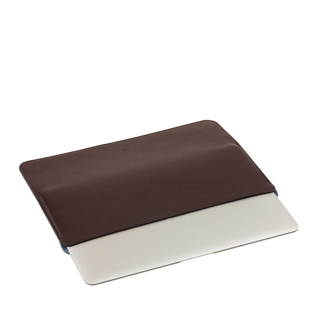 DUDU Custodia in Pelle per MacBook Air e MacBook Pro 13 14 15 pollici, Custodie di Protezione per PC Portatile Borsa, Cover Laptop Sleeve M1 M2 M3