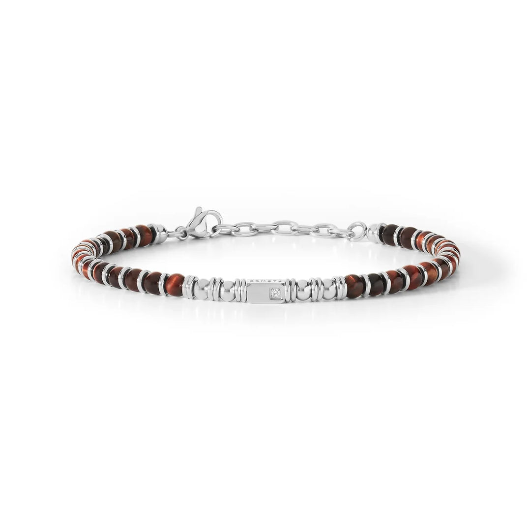 Comete bracciale District acciaio occhio di tigre UBR 888