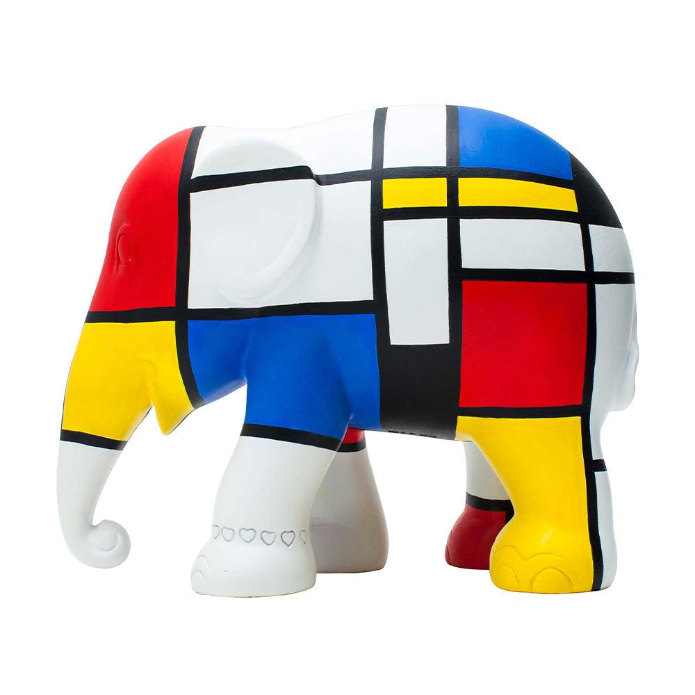 Elephant Parade elefante Hommage to Mondriaan 15cm Limited Edition 3000 HOMMAGE TO MONDRIAAN 15