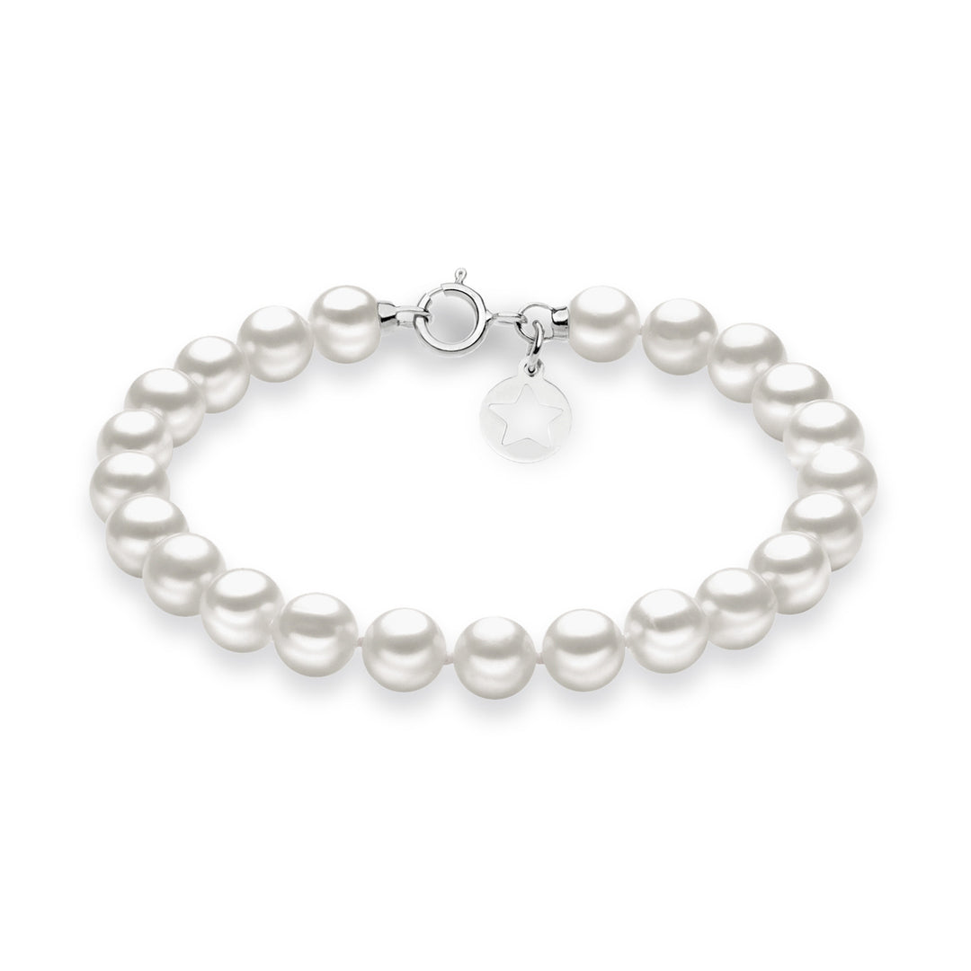 Comete Bracciale Filo Perle Acquadolce in Oro BRQ109AM