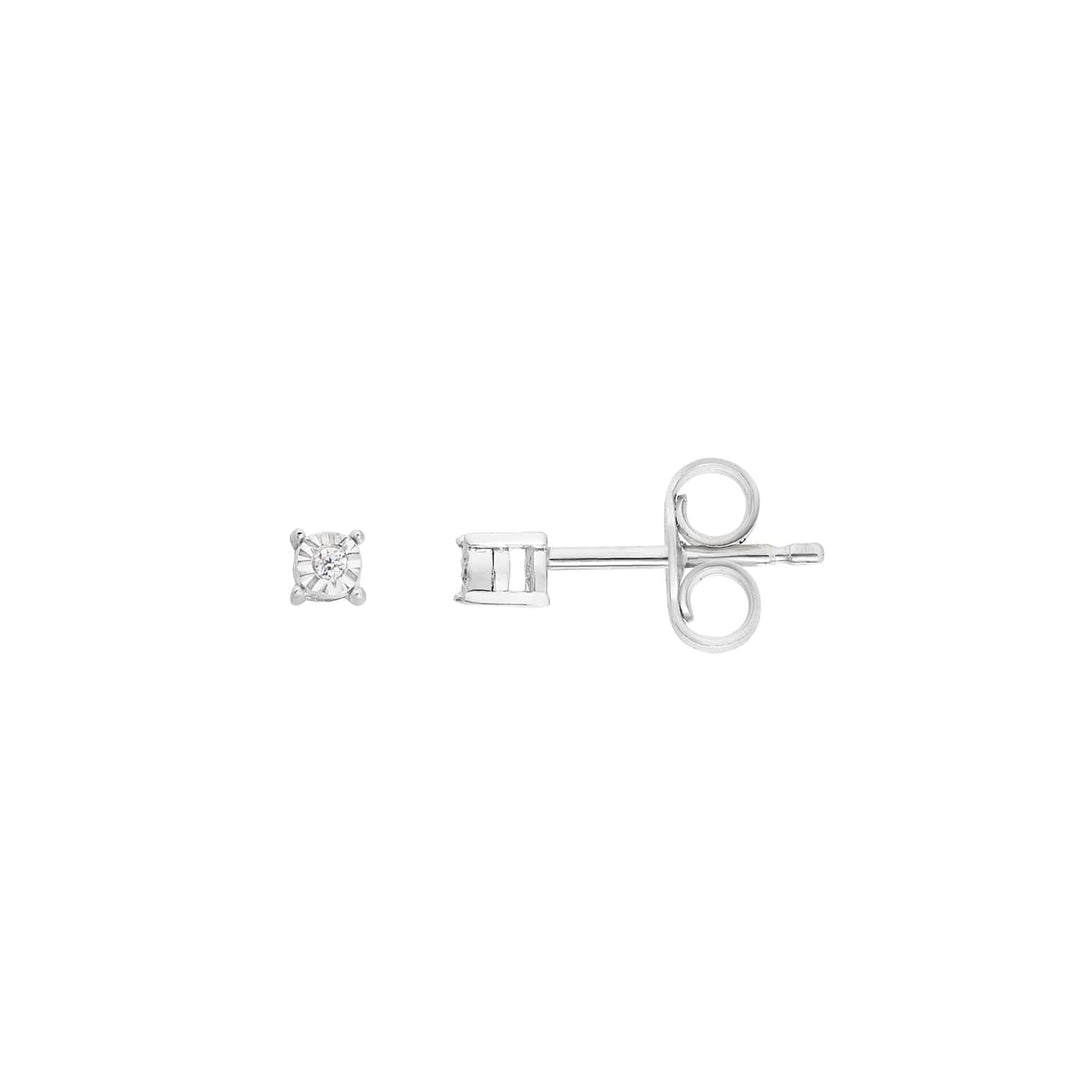 Comete Orecchini in Oro bianco 375‰ e Diamanti bianchi KORB1013