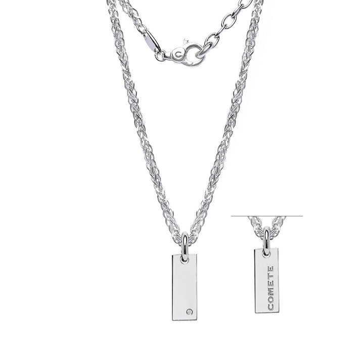 Comete Girocollo in Argento 925‰ e Diamante bianco UGL749
