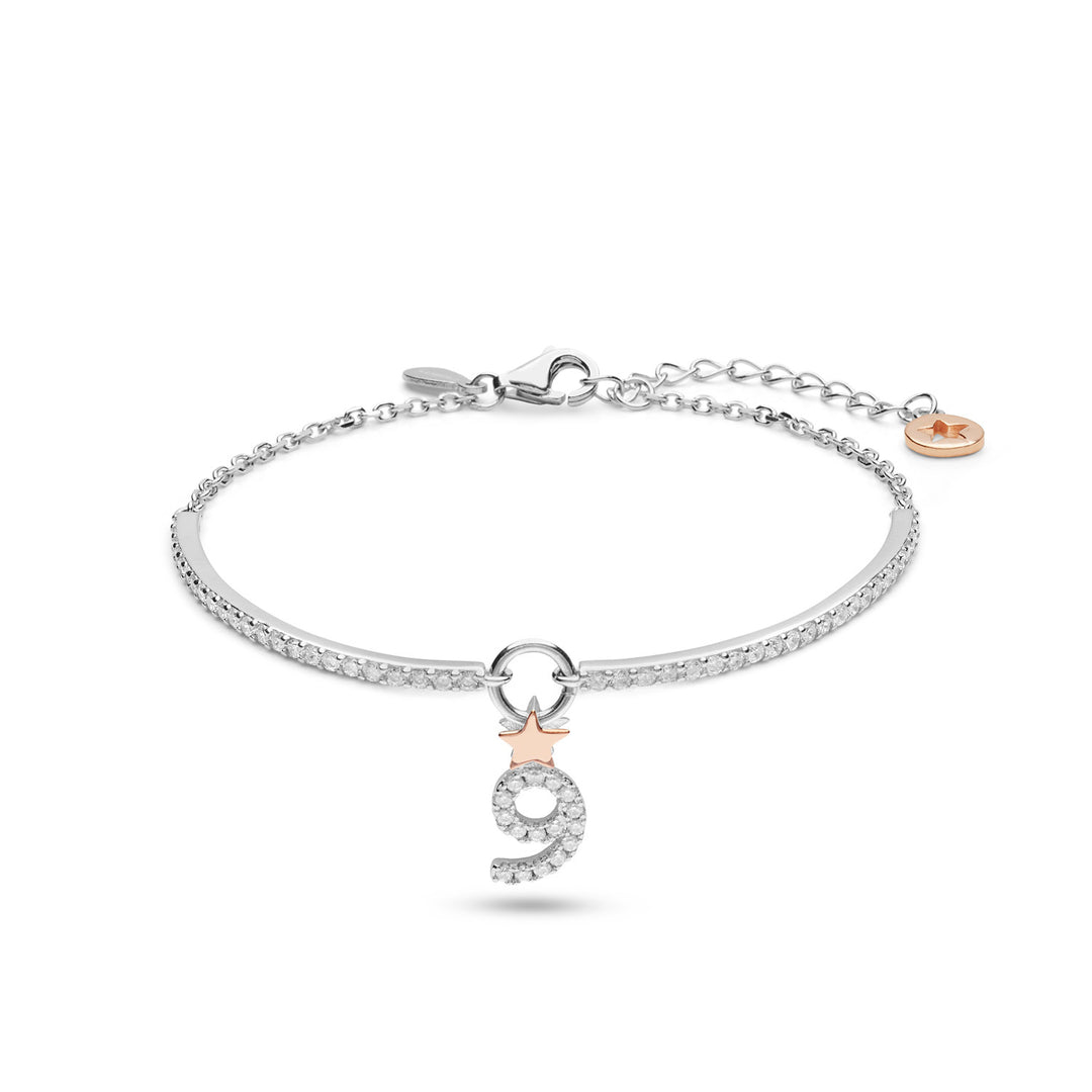 Comete Bracciale in Argento numero 9 BRA211