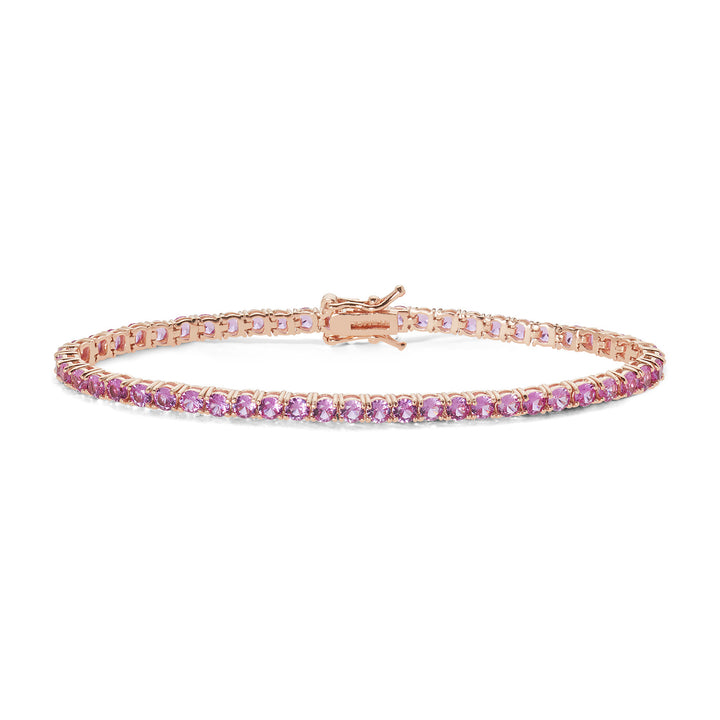 Comete Tennis in Argento rosè e zirconi Rosa BRA241M16