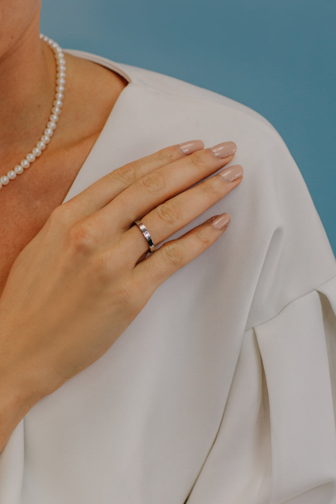 Comete Fedina in Argento Cuore interno Donna ANG111M9