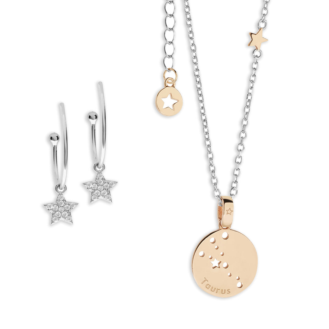 Comete Orecchini e Collana Costellazione Toro KIT212174