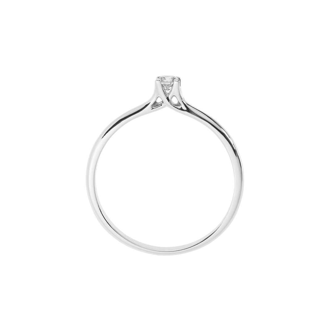 Comete Solitario Intreccio in Oro e Diamante ANB2519
