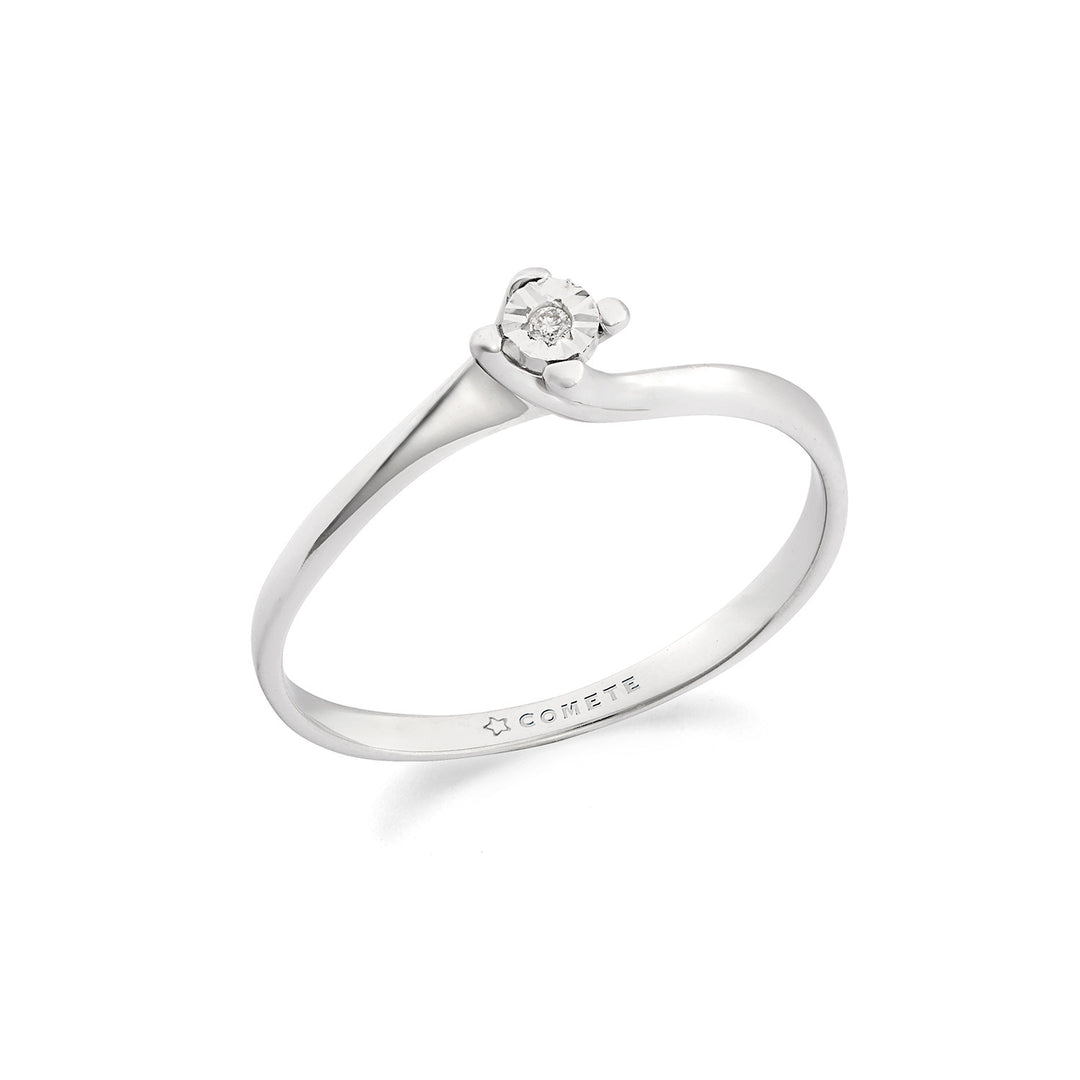 Comete Anello in Oro 375‰ e Diamante bianco KANB1900