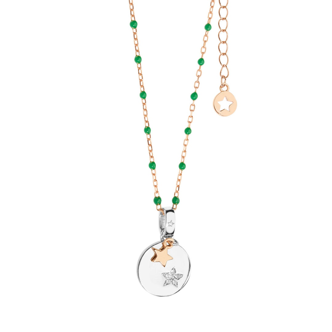 Comete Girocollo in Argento Stella GLA227