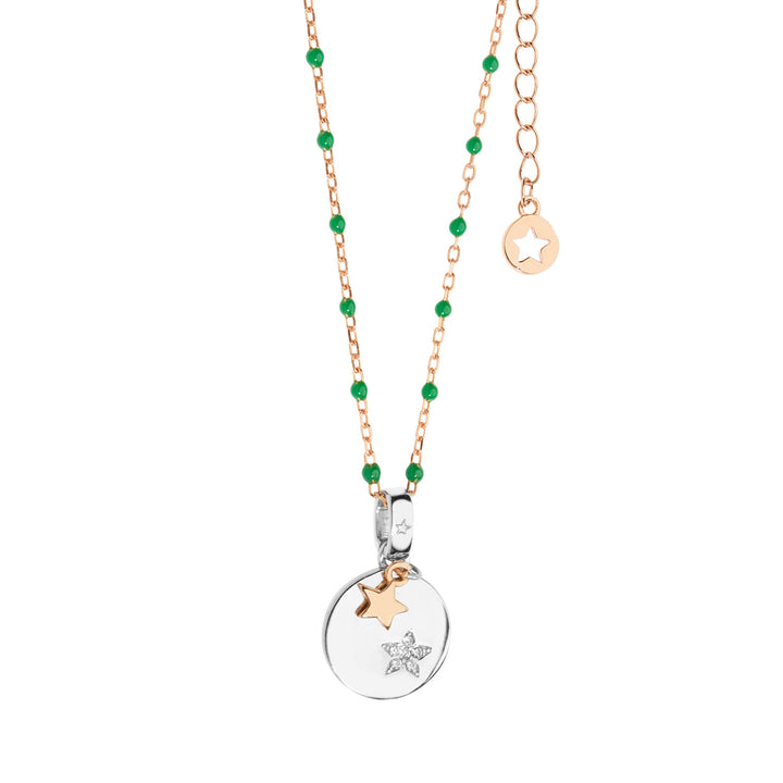 Comete Girocollo in Argento Stella GLA227