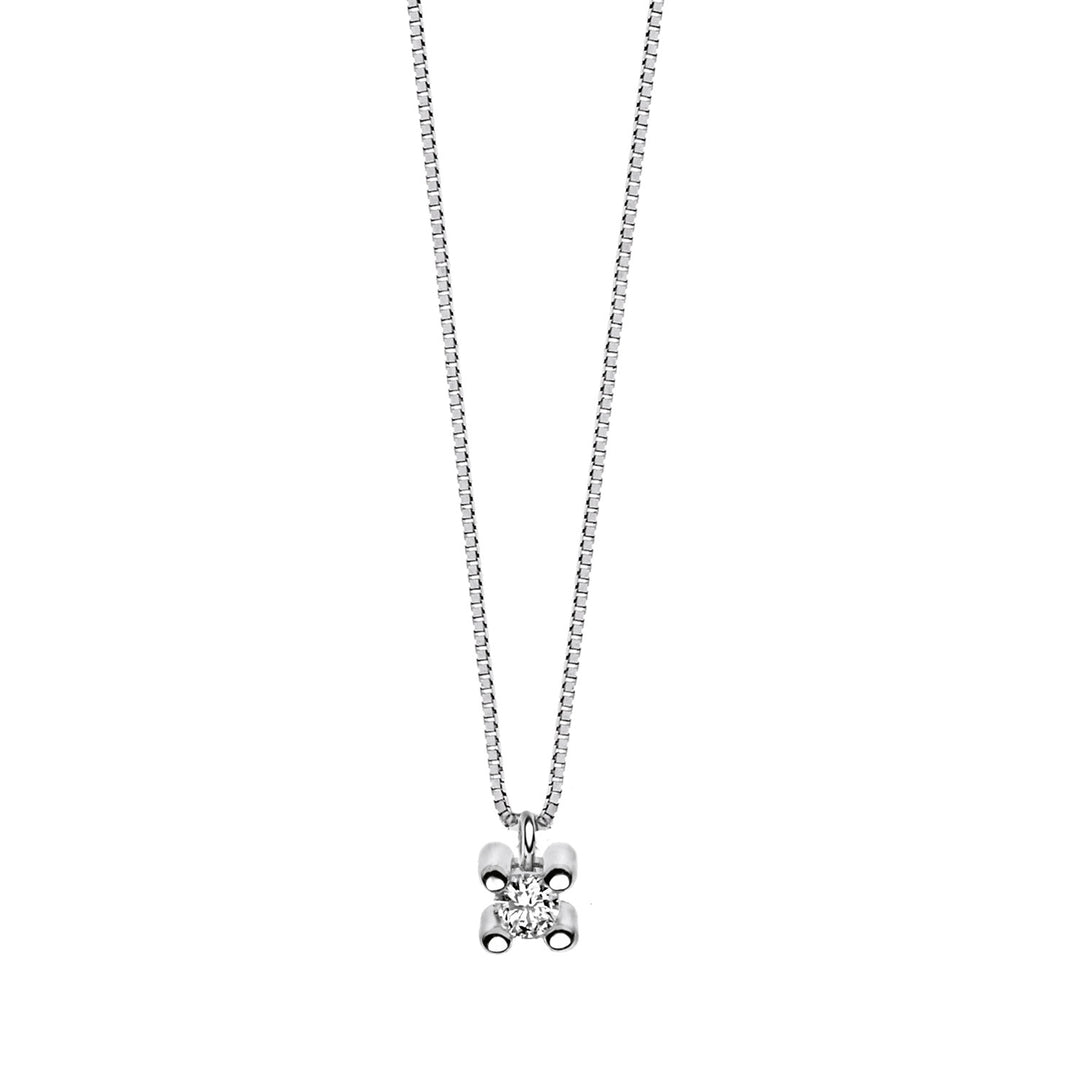 Comete Collana Punto Luce quattro Griffe Oro e Diamanti GLB1412