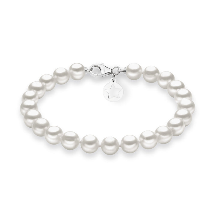Comete Bracciale Filo Perle Acquadolce in Oro BRQ113S
