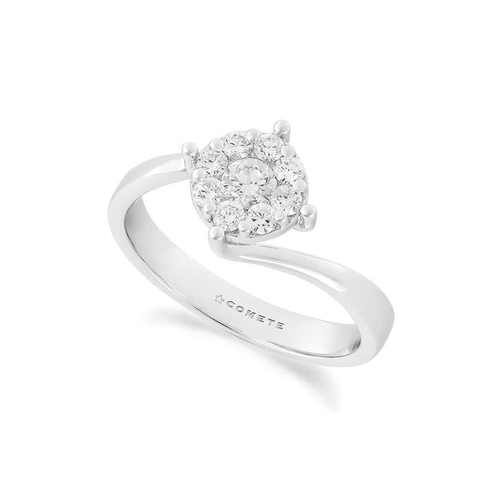 Comete Anello in Oro bianco 750‰ e Diamanti bianchi ANB2760