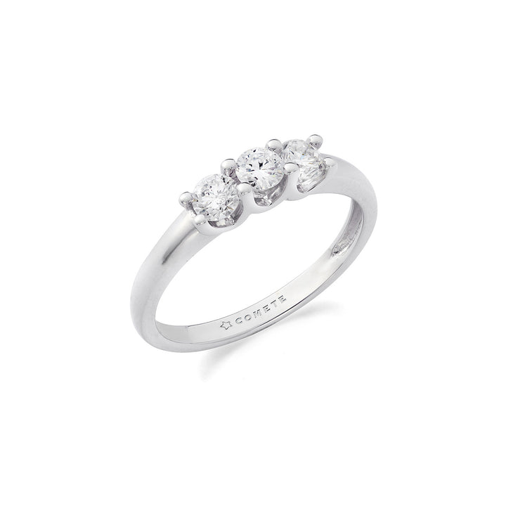 Comete Anello Oro bianco 750‰ e Diamanti ANB2734