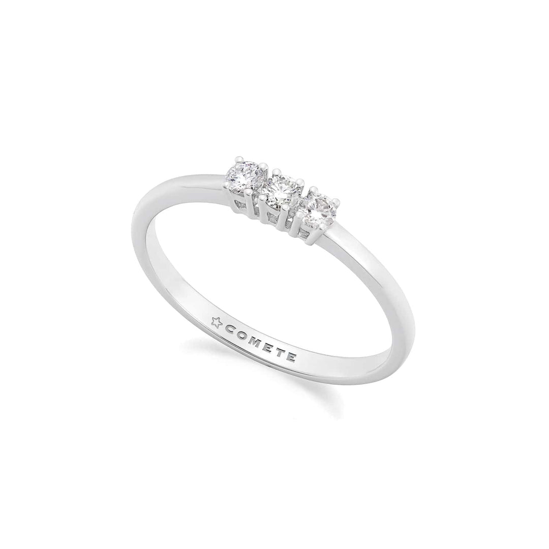 Comete Anello Trilogy in Oro bianco 750‰ e Diamanti ANB2752