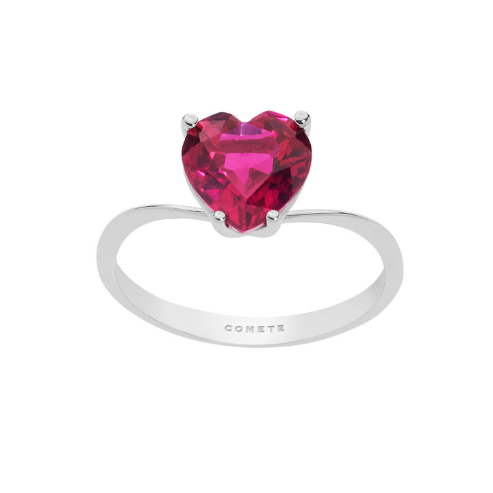 Comete Anello in Oro e Rubino Cuore ANB2352