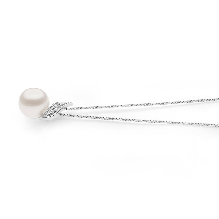 Comete Girocollo Perle in Oro e Diamanti GLP612