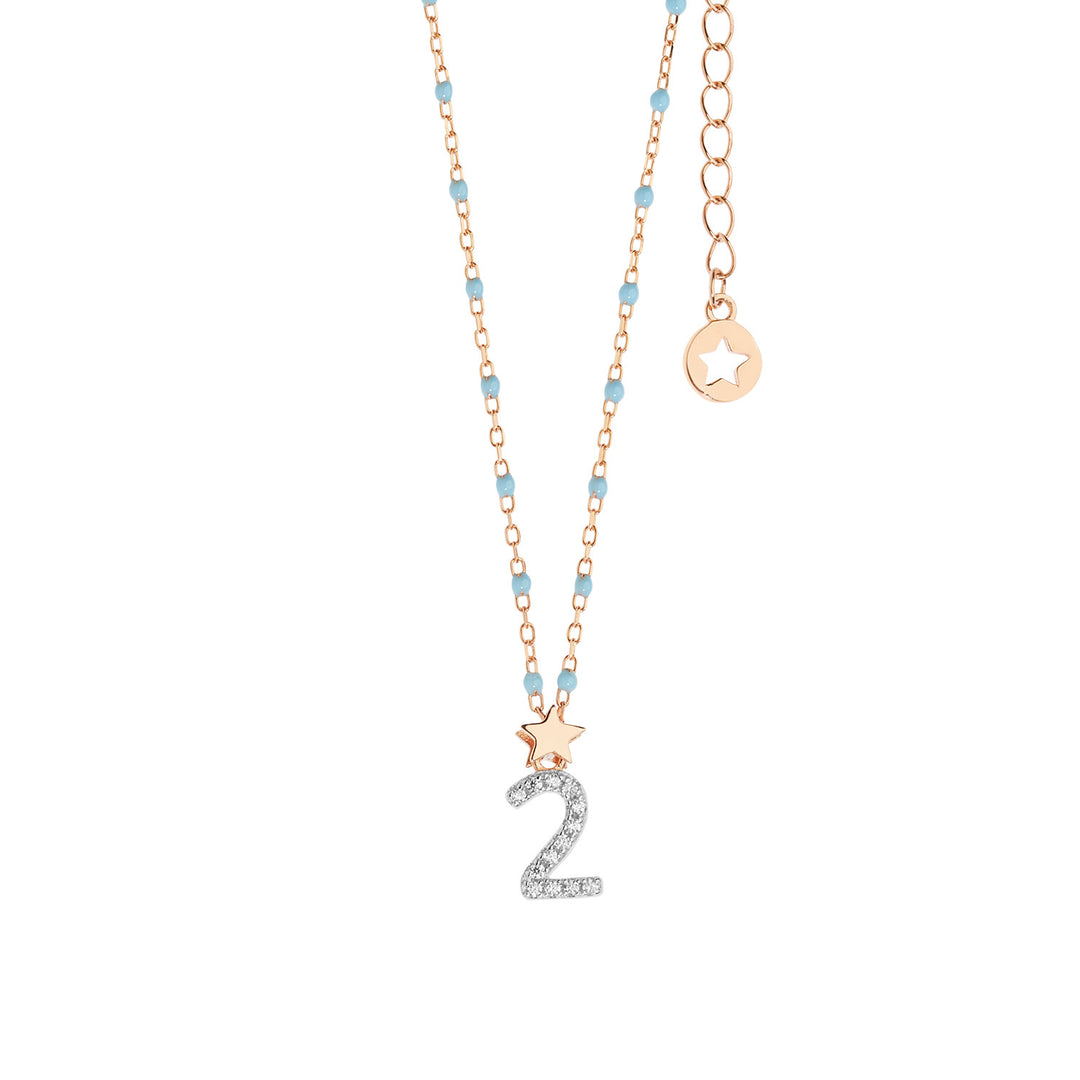 Comete Girocollo in Argento numero 2 GLA200
