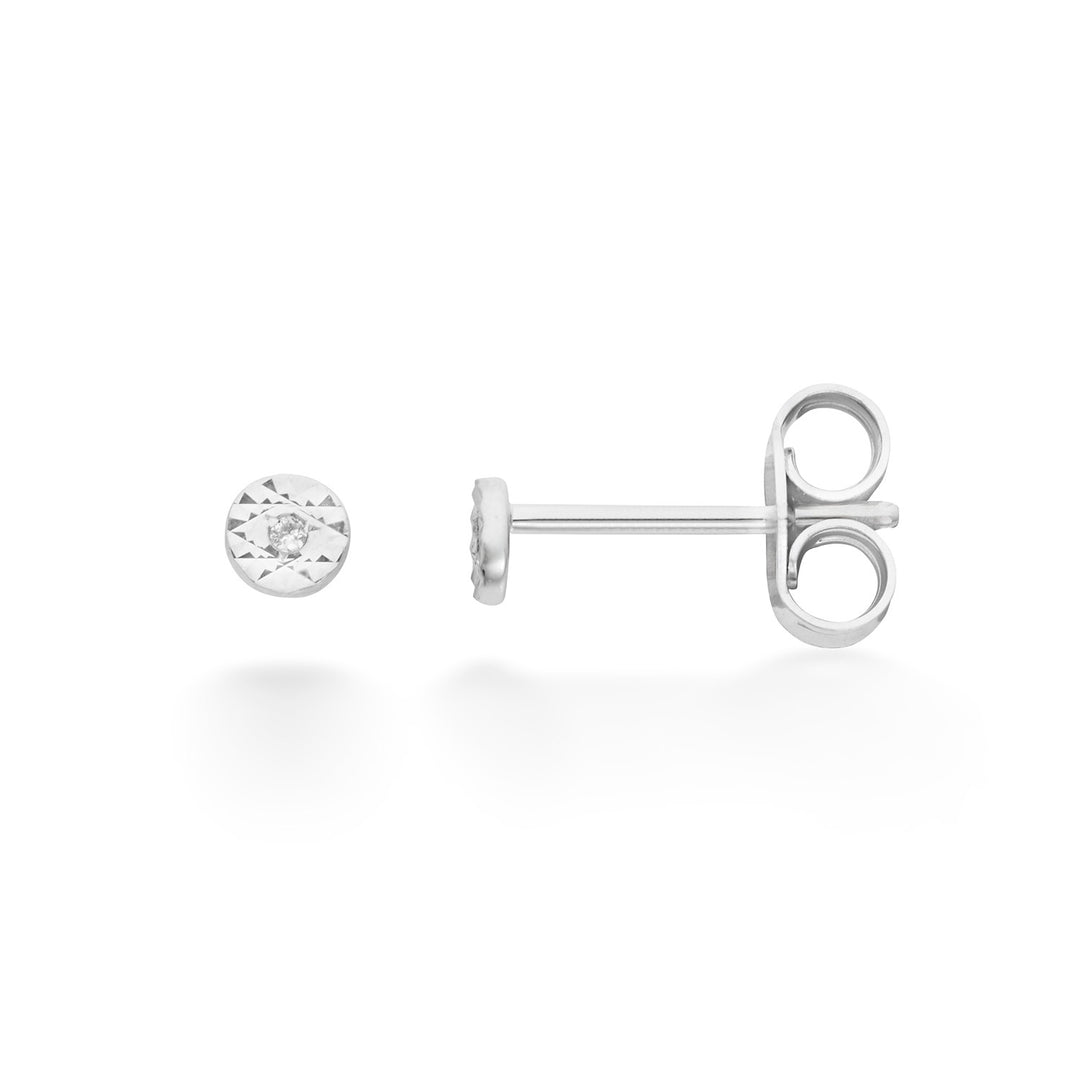 Comete Orecchini in Oro bianco 375‰ e Diamanti KORB1024