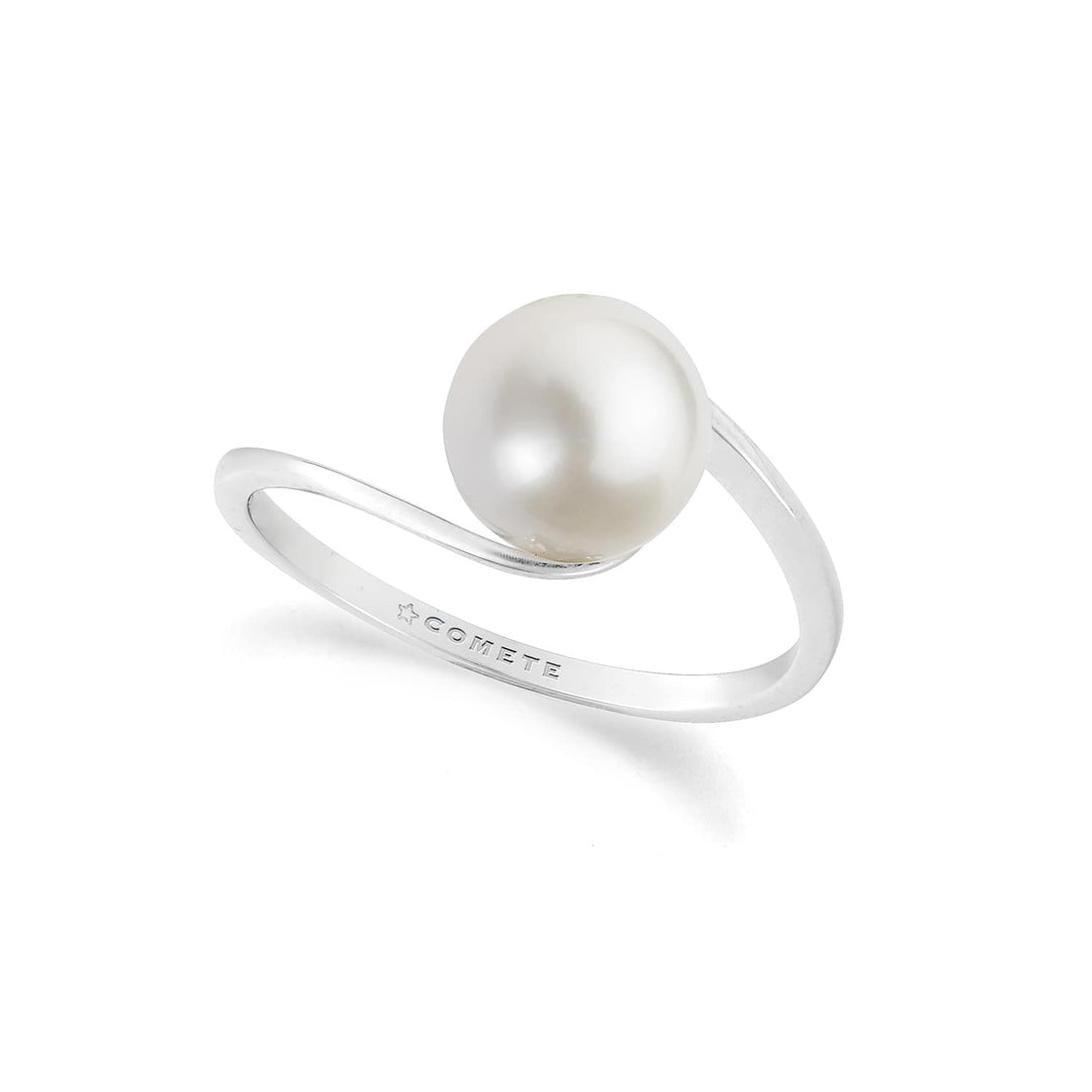 Comete Anello in Oro bianco 750‰ con Perla coltivata ANP417